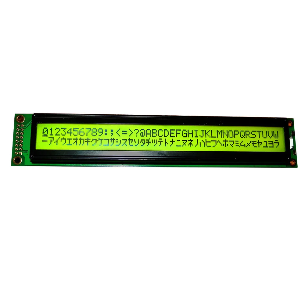 Factory direct sales 40x2 character lcd display with dimension 182 x 33.5mm lcd modules