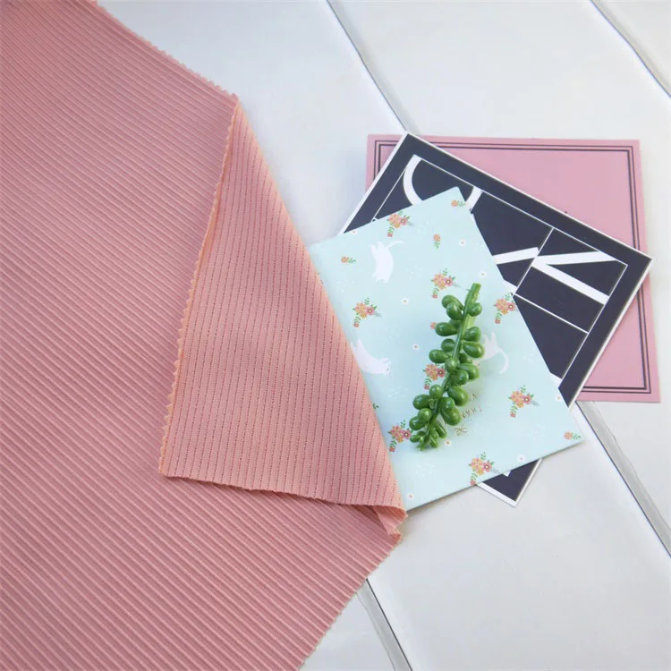 Wholesales knitted rib stretch nylon lycra swimming fabric