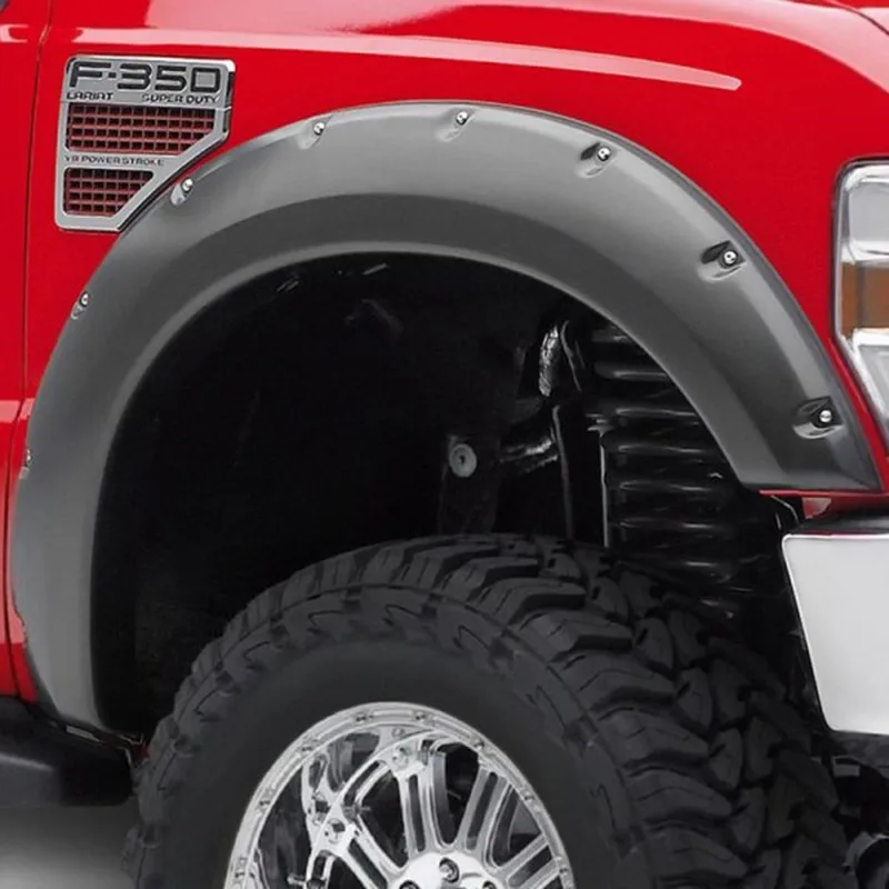 KSC AUTO High Quality Off Road truck flares Matte Black Fender Flares For Ford F250 F350 2011-2015