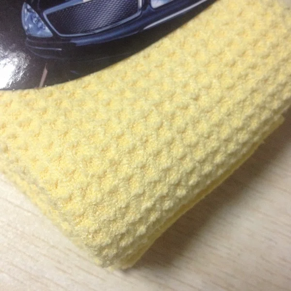 water magnet microfiber car Waffle Weave towel microfiber waffle Drying towel