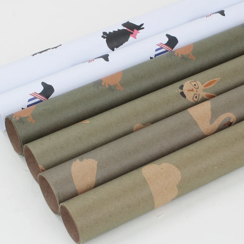 
Waterproof bouquet flower gift wrapping paper kraft wrapping paper 