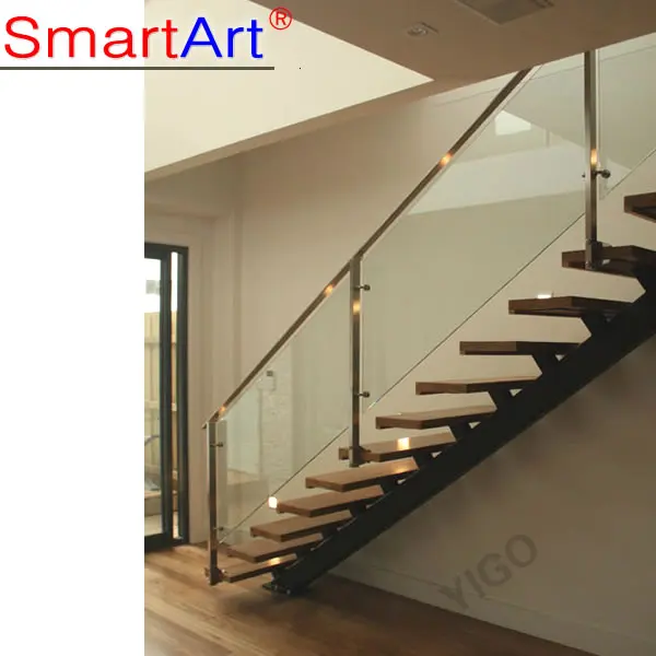 mono stringer LED staircase design