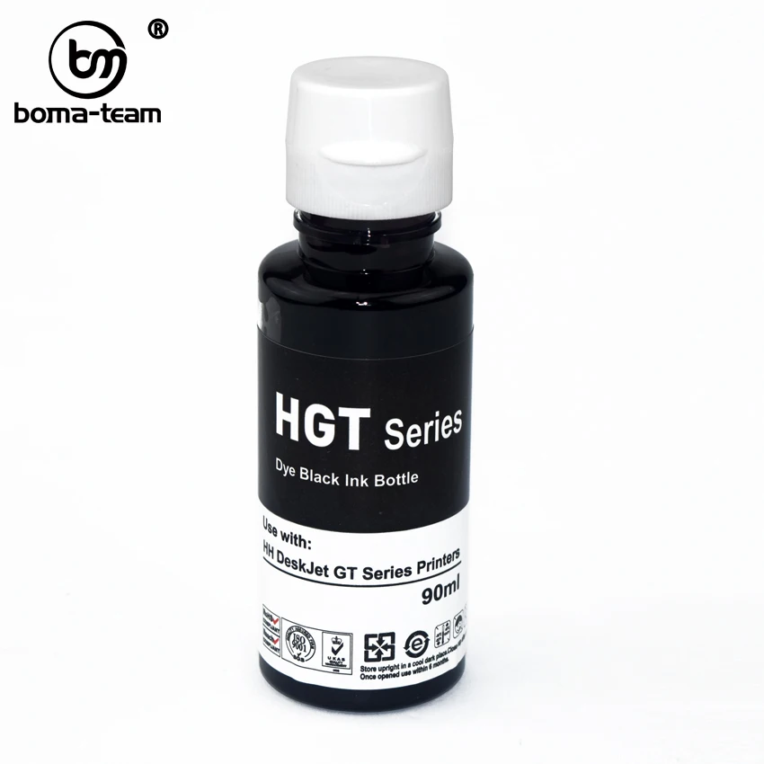 Replacement Refillable Dye Ink Kit For HP GT51 GT52 GT5810 GT5820 5810 5820 Deskjet Printer Ink