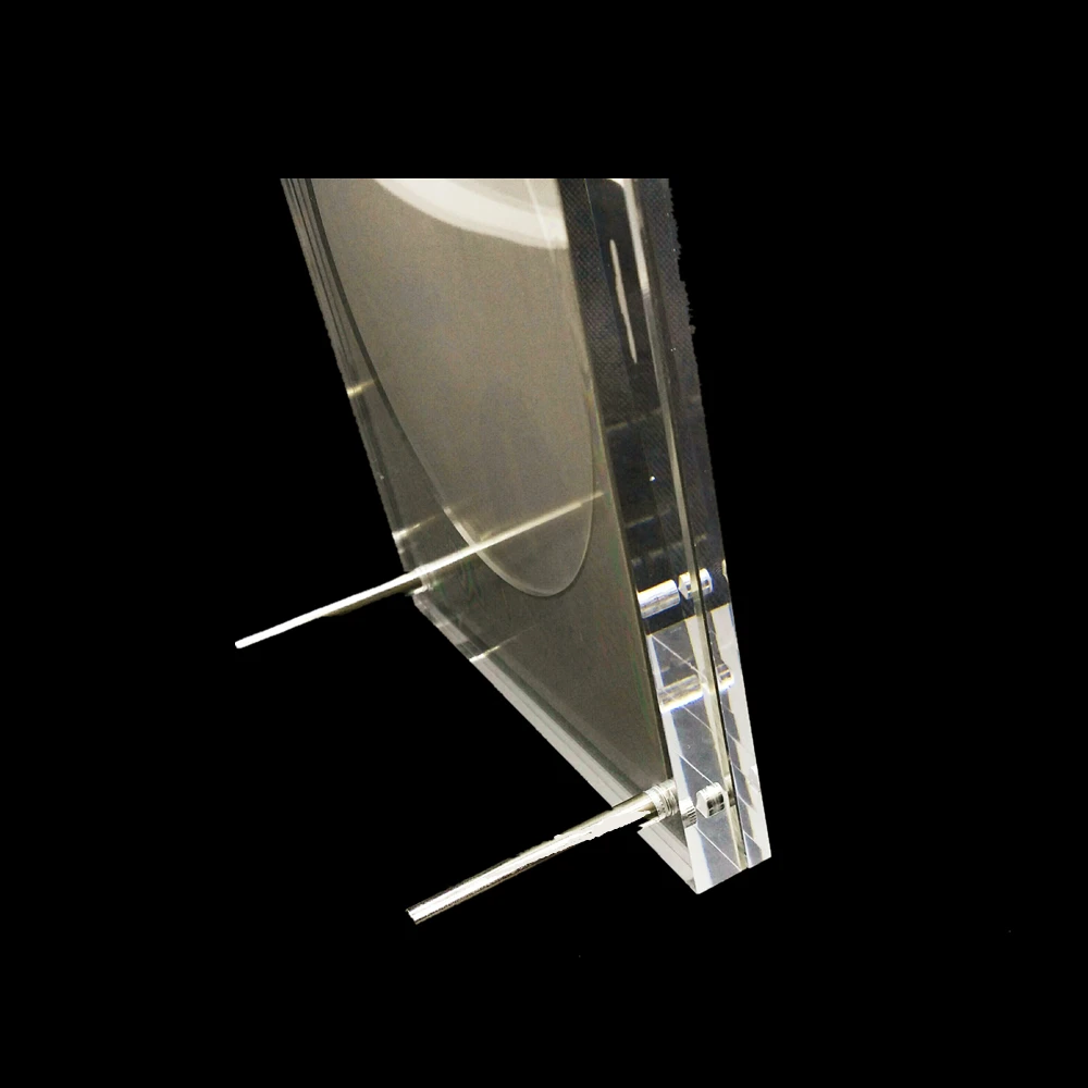 Clear Magnetic Acrylic Photo Frame Customized CD Holder