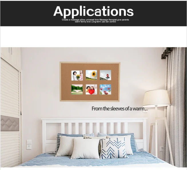 Multi size cork board school office home wood frame cork board pin notice memo soft cork board for bulletin