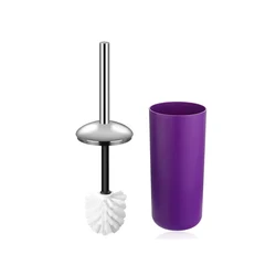 New Product Bathroom Cleaning Brushes Manufacture Stainless Steel Brush Toilet Brush Holder