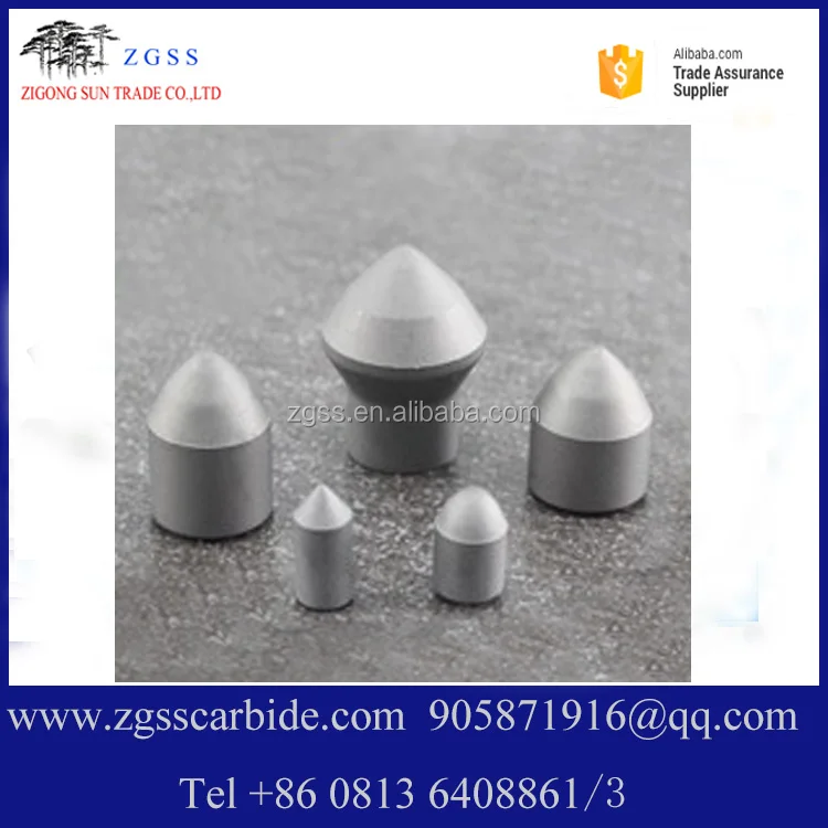 
Various types of tungsten carbide tips of rotary drilling rig 