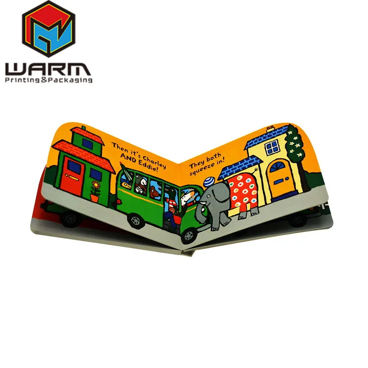 Custom Children Story Board Books Hardcover Printing Coloring Book