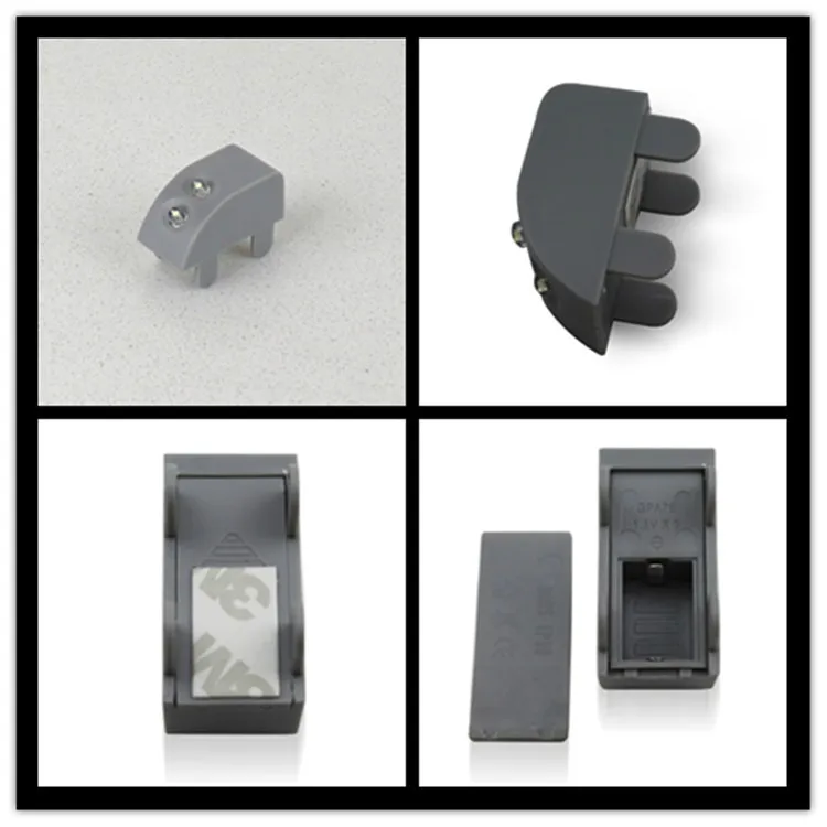 2017 mini battery powered hinge light soft closet drawer wardrobe cabinet lighting led sensor light