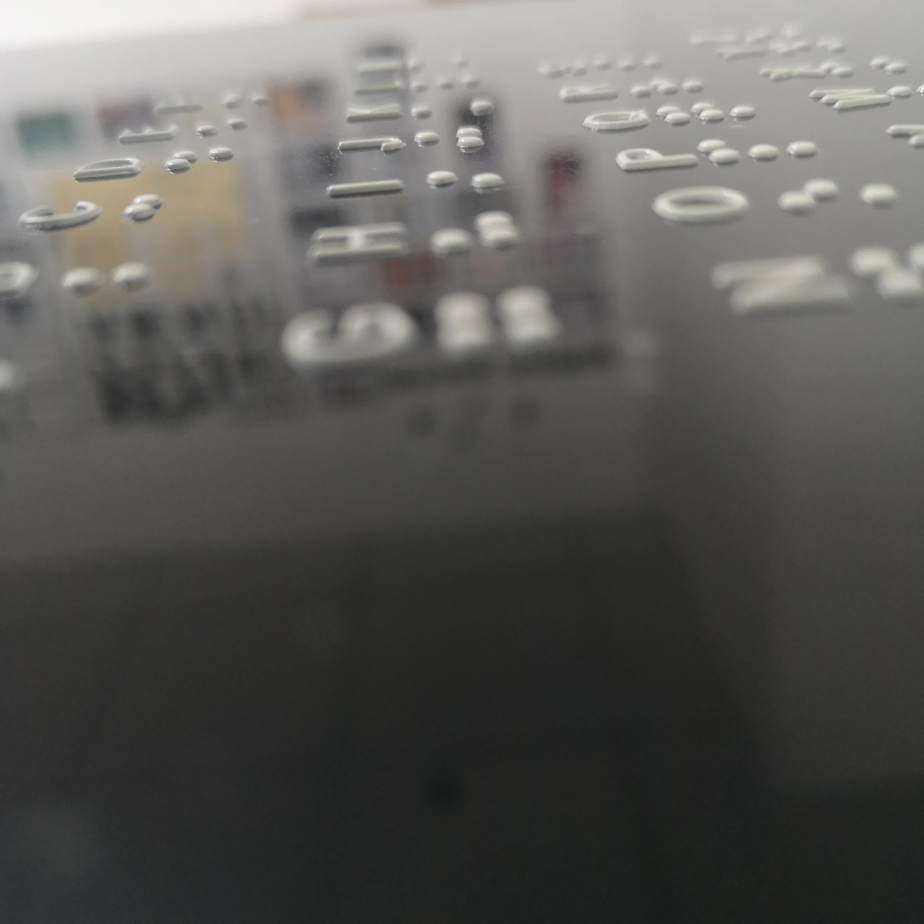 AMJ L800 Embossed effect for metal glass acrylic wood signs Braille printing machine uv printer