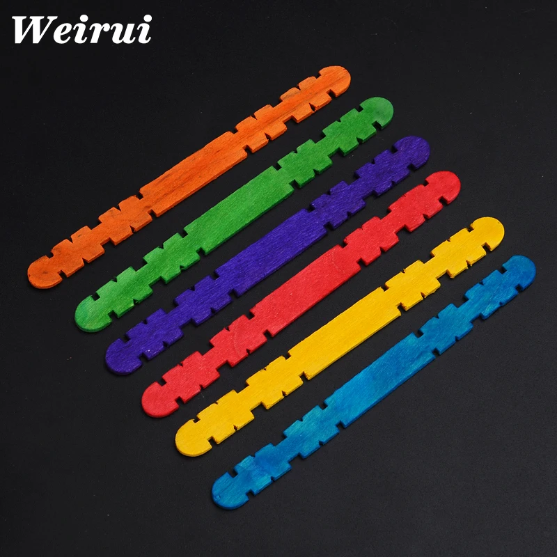 Wooden ice cream bar ice cream stick tongue depressor school children educational toys handmade materials