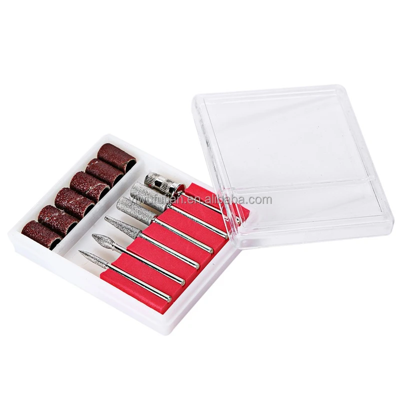 
Professional Electric Nail Polisher Nail Art Drill Set 6 Bits Electric Manicure Nail Tool Pen 