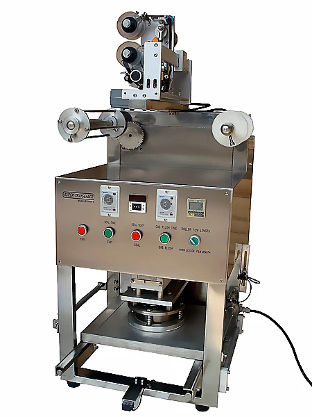 semi automatic Disposable plastic tray sealing machine Aluminum box packaging machine