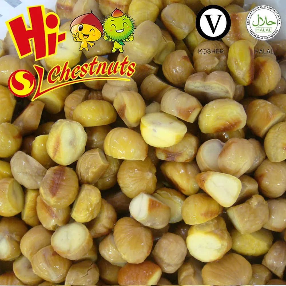 Bulk Frozen Peeled Chestnuts for sale