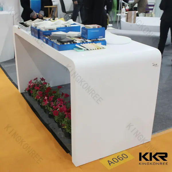 Simple design modern solid surface restaurant bar counterop