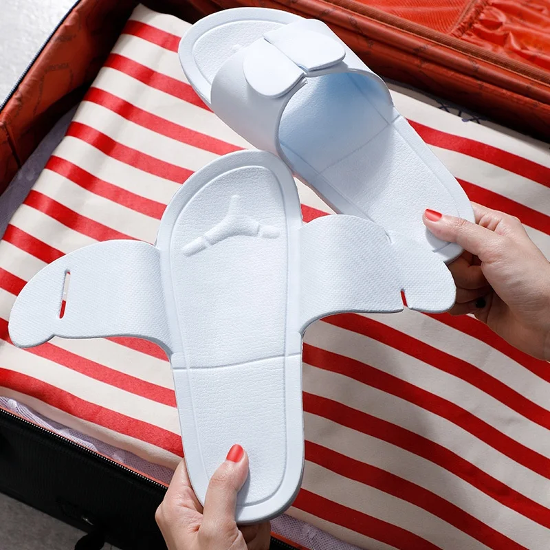 summer originality travel Portable foldable women bathroom eva slipper sandals