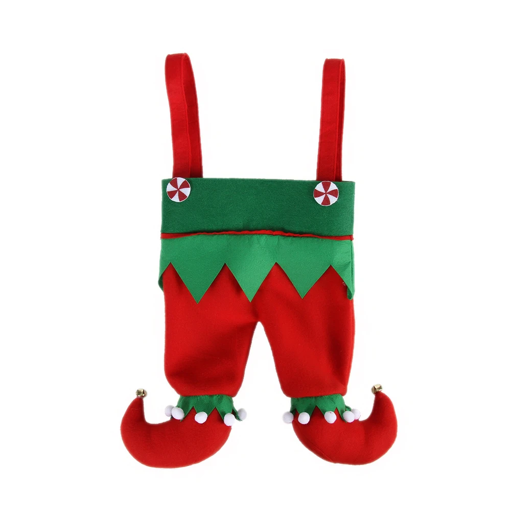Wholesale Personalized Beautiful Elf Pants Christmas Stockings