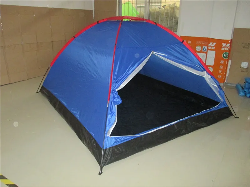 Single Layer Waterproof Automatic Portable Beach Pop up Tent Oxford Canvas PVC Cotton Fabric for Camping
