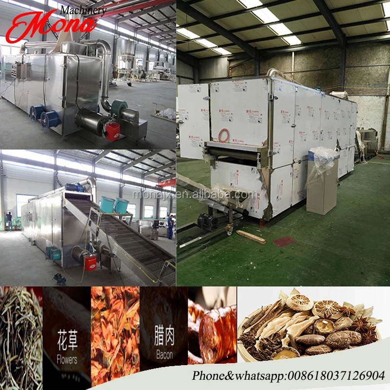 Industrial Dehydrated Mushroom Vegetable Food Dehydration /dehydrator Type Mesh Belt Dryer 0086 18037126904