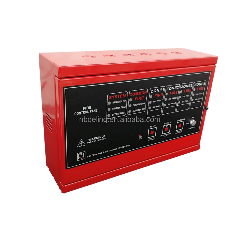 
Fire Alarm System 4 Zone Conventional Fire Control Panel-NW8200-4 