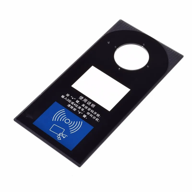 OEM polycarbonate front panel for durable visual doorbell