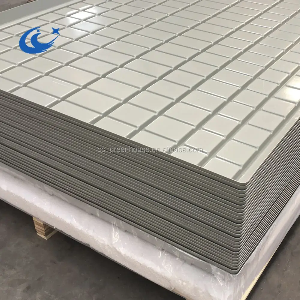 China Chenchao Factory Greenhouse ebb and flow Rolling bench plastic trays/tables