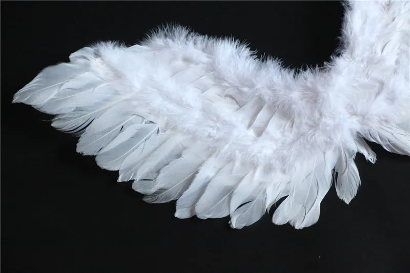 Small White Goose Feather Angel Wings For Kids Party Supplies In China