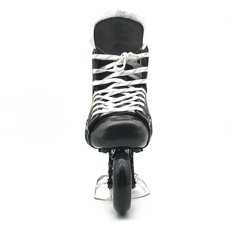 Fixed Size Inline Hockey Skate Manufacturer High End Integrated Carbon Fiber Team Hockey Skates Shoes