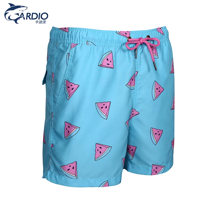 watermelon print quick-dry Swim Trunk  Australian design beach shorts  digital printing 100% polyester track boardshorts