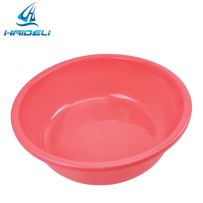 Bathroom &Kitchen Colorful Round Plastic Basin for Wash Face