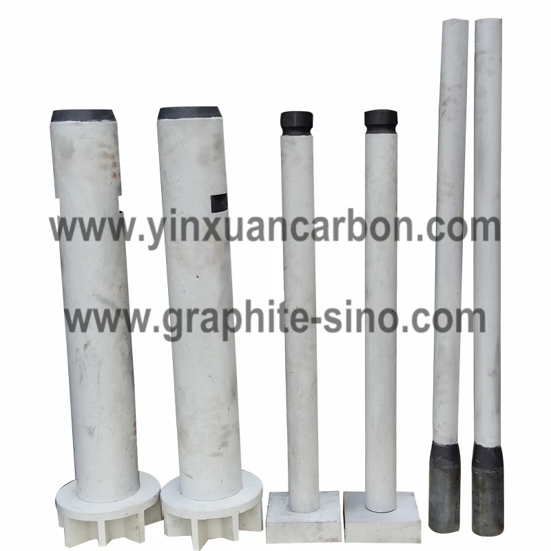 Алюминиевый дегазации мелкозернистая графит ротора и вала для медного литья