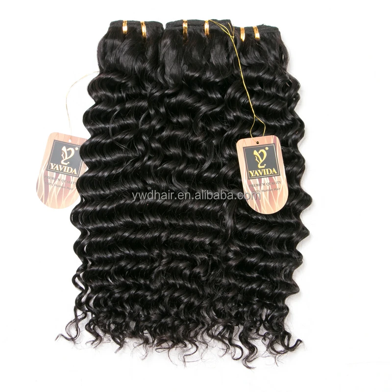 Yavida Wholesale weaving remy indian human hair import 2017 Best Selling Products deep curly hair on Alibaba