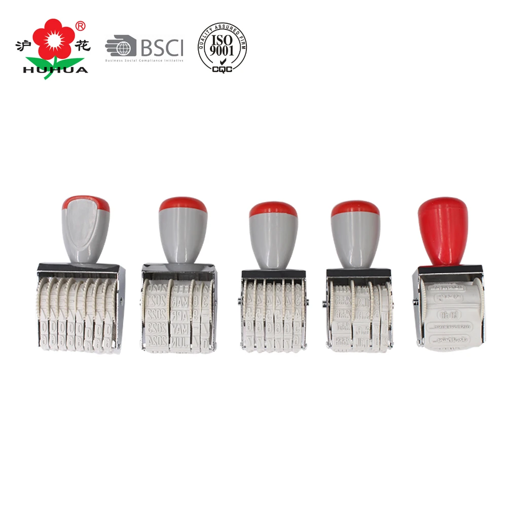 adjustable custom digital number roller stamp