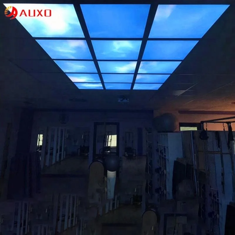 
Meeting room 603x603 38w led blue sky recessed suspended panel light 