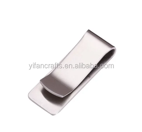 Men Stainless Steel Smart Money Clip Strong Magnetic ID Cash Holder