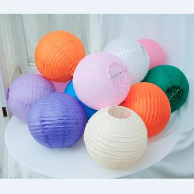 Wholesale Lampion Chinese/Japanese Round Paper Lantern for wedding party decoration