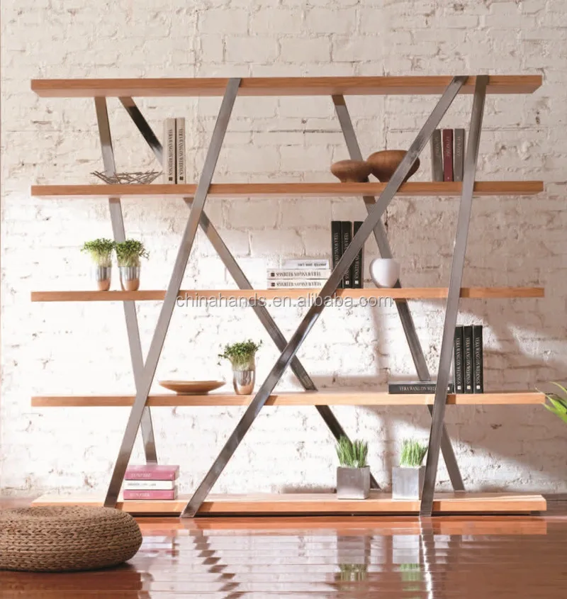 Поставка с завода современная мебель для дома 5 звезд стеллаж железная настенная полка деревянный книжный шкаф