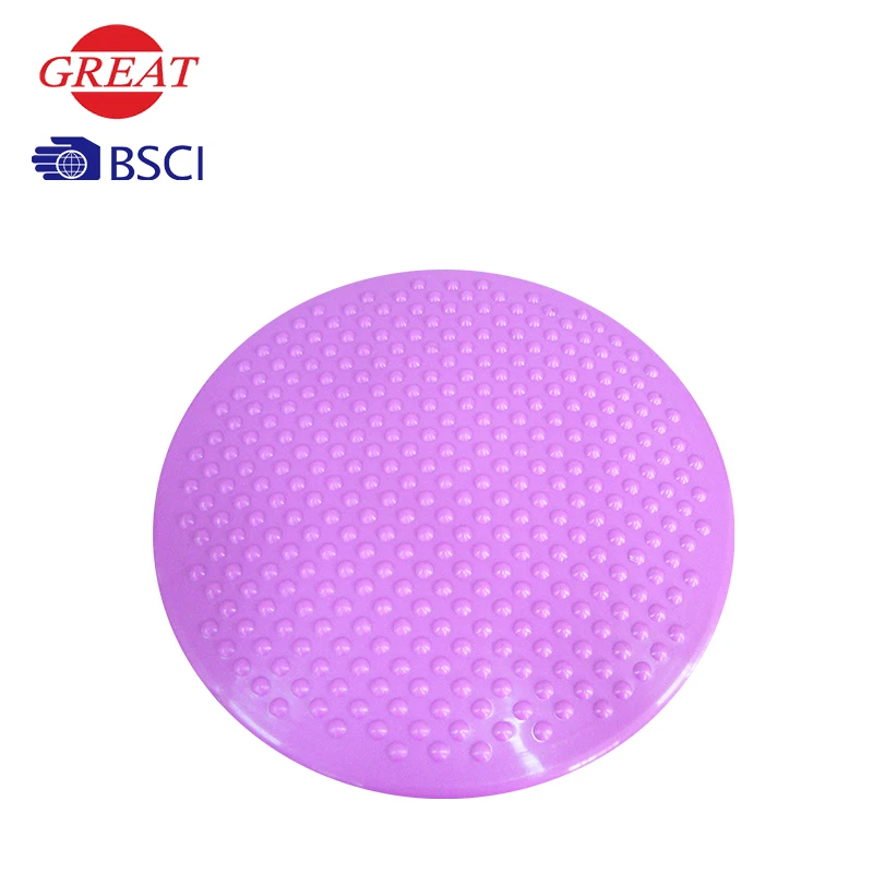 HOT selling PVC wobble balance massage yoga cushion disc