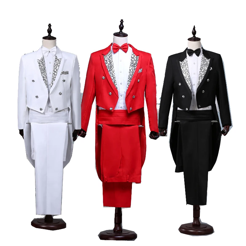 Tailor made Fabric digital printing fabric Bespoke single breasted Business casual  pieces men suit