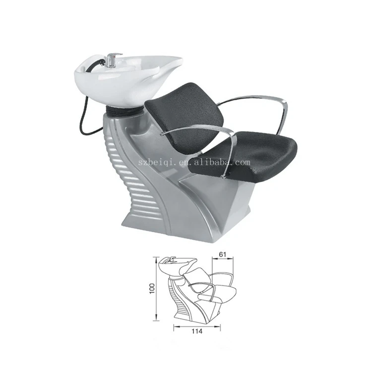 Factory high quality hair salon shop chair washing ceramic shampoo basin wash