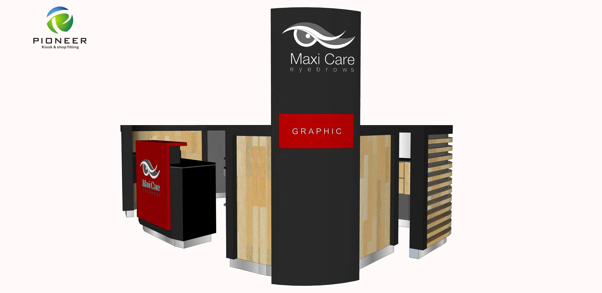 
Top Sale Eyebrow Threading Kiosk Decoration Eyebrow Shop Kiosk Idea For Sale 