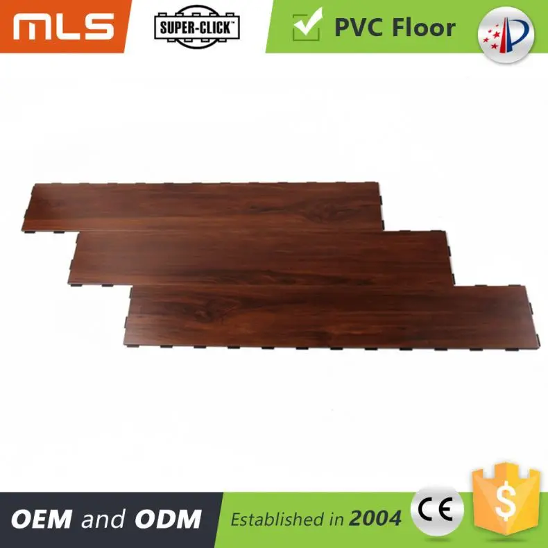 Хорошее Качество Антипробуксовочная Этаж Пвх Poupular Деревянные Конструкции Нажмите Винил Планка