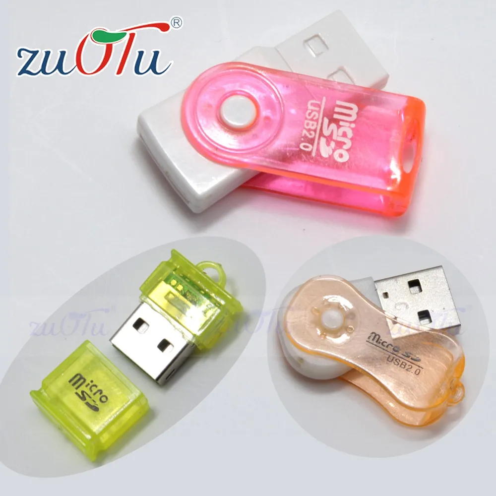 
Colorful design wholesale USB SD card reader for mobile phone and camera 