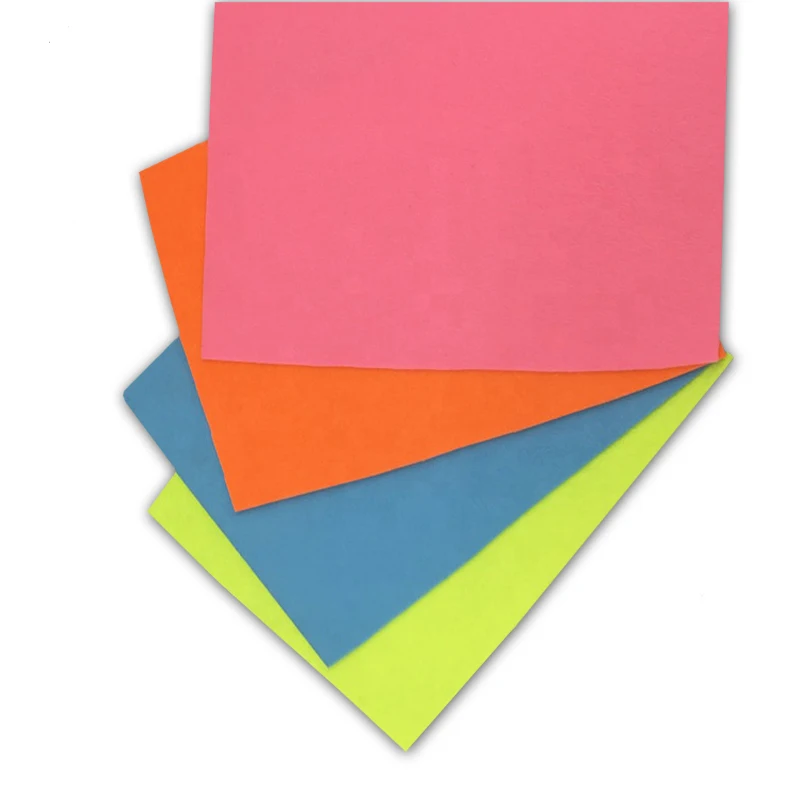 Colorful 1mm 2mm 3mm 4mm 20mm thick  100% polyester pp staple fiber  nonwoven cloth