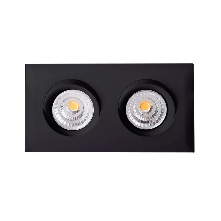 2x9w 18w Newest GYRO Surface Square Rectangle LED downlight