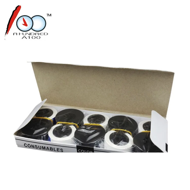 Compatible Max LM IR300WRS white ink ribbon 12mm * 50m for ribbon printer LM-370/380/390