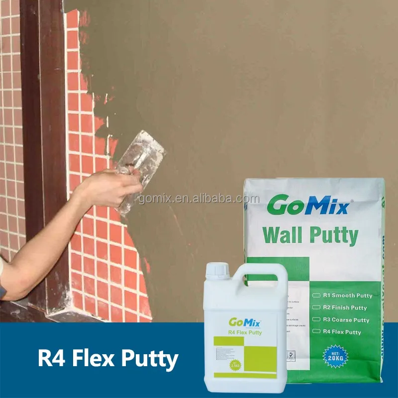 Two Parts Flexible R4 Flex Putty for Wall Smooth and Levelling
