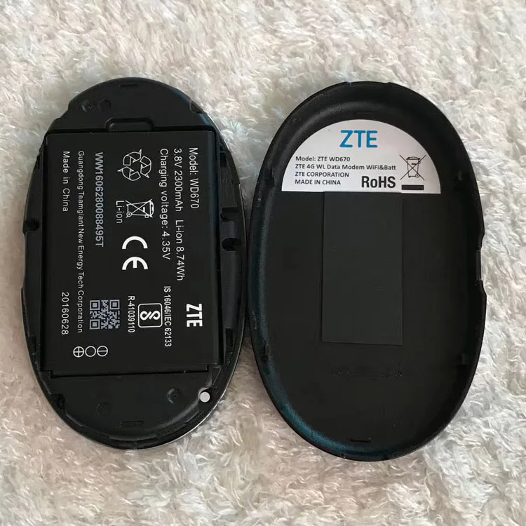 Разблокированный карманный беспроводной Wi-Fi роутер ZTE WD670 4G LTE точка доступа мобильный