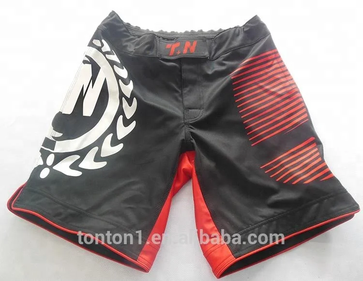 
High quality custom fight blank mma shorts wholesale  (60508664650)
