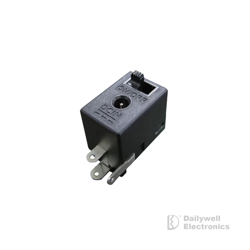 Best selling industrial SPST SJ series DC Power Jack slide switch